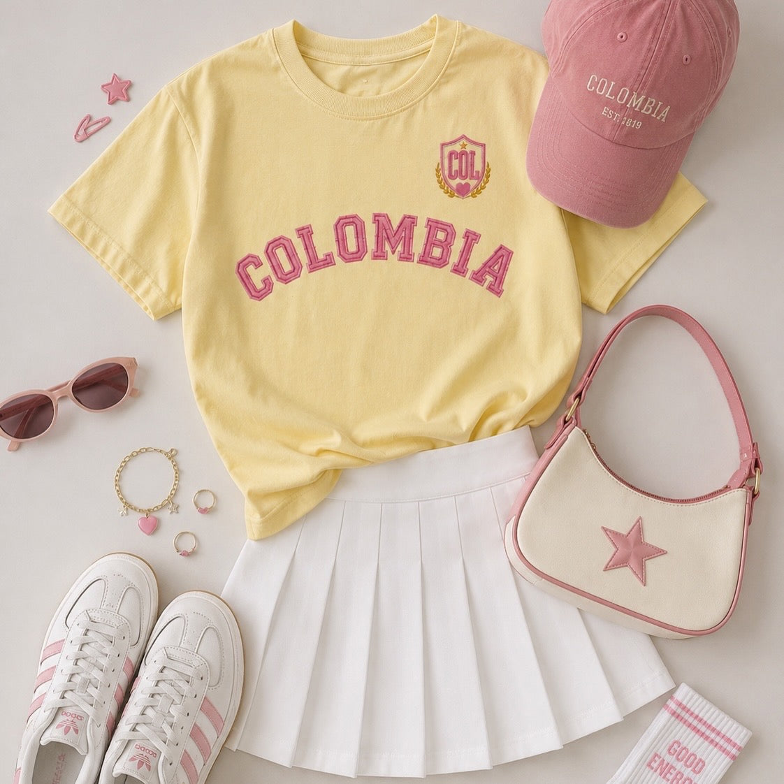 Colombia Girly Tee